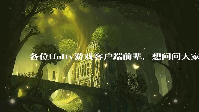 各位Unity游戏客户端前辈，想问问大家要找到一份工作还需要学什么?