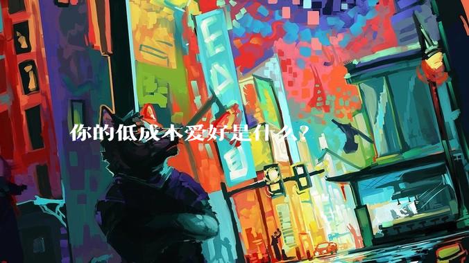 你的低成本爱好是什么？