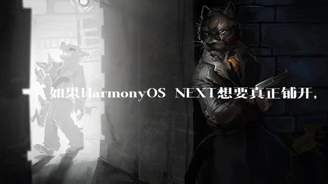 如果HarmonyOS NEXT想要真正铺开，那么当前阶段的最大阻力是什么？