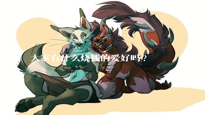 大家有什么烧钱的爱好吗?